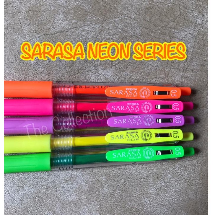 

Pulpen NEON Series Gel Sarasa Zebra 0.5mm 0,5 pen warna ATK0503SR