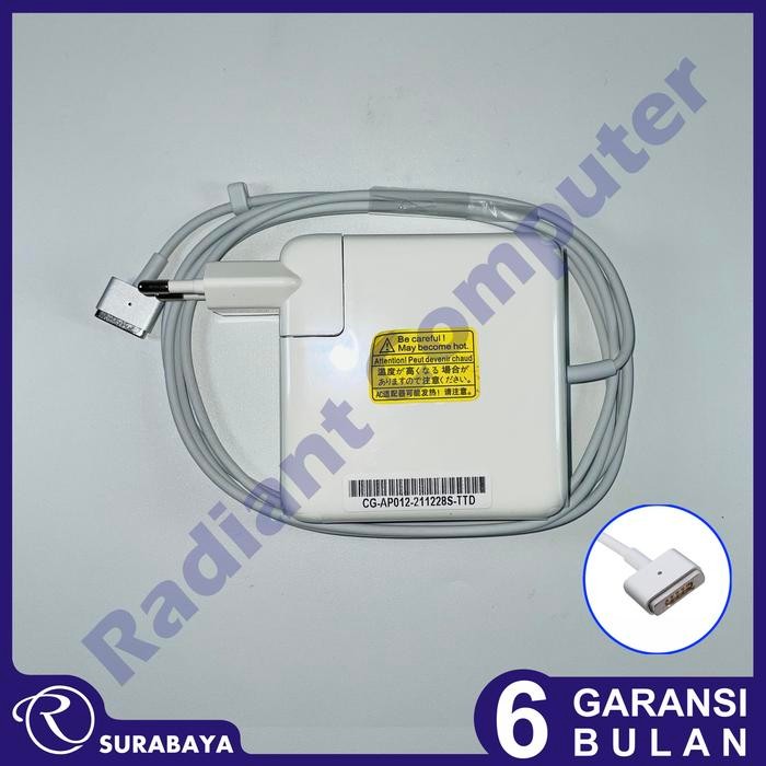 Adaptor Charger Original Apple Macbook Pro Retina 2012 Magsafe 2