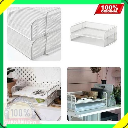 

TEMPAT PENYIMPANAN SURAT FILE KERTAS WHITE LETTER TRAY