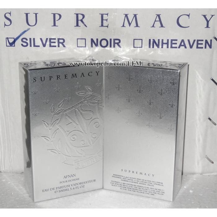 Parfum Afnan Supremacy Silver 100ml EDP (Creed Aventus Clone)