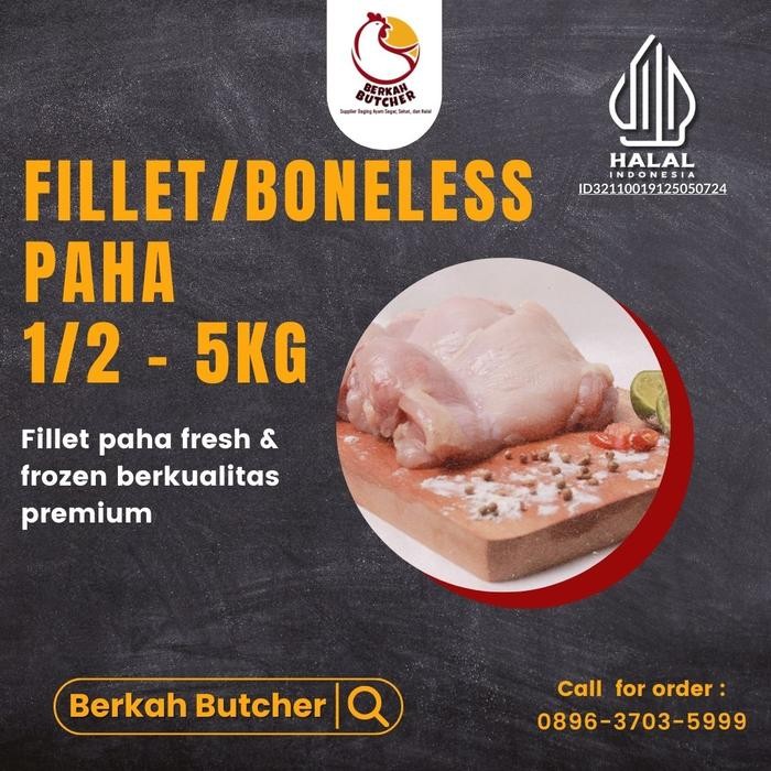 

Pilihan- Daging Ayam Paha Fillet Boneless Paha Ayam Frozen Fresh Segar