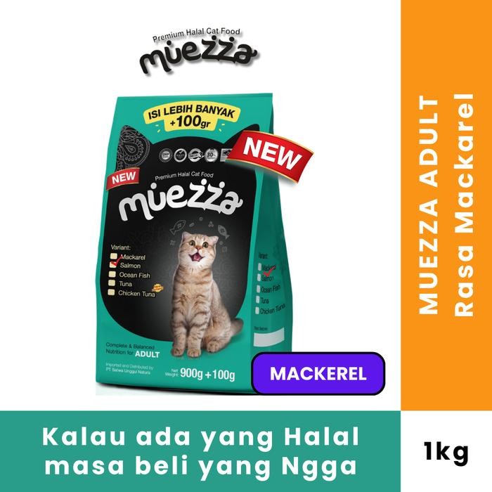 Pilihan- Makanan Kucing Kering - Mackerel Flavor - Muezza Cat Food