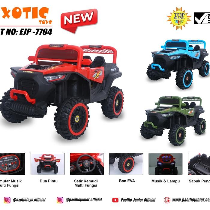 (Ada Toko surabaya)Mainan anak mobil aki exotic 7704 ejp7704 ejp 7704