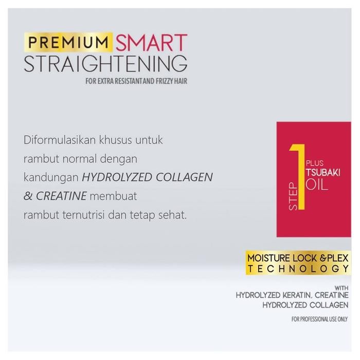 Inaura Step1 Pelurus Rambut Kribo Keriting Berwarna Rusak Ikal Straightening Smoothing Terbatas