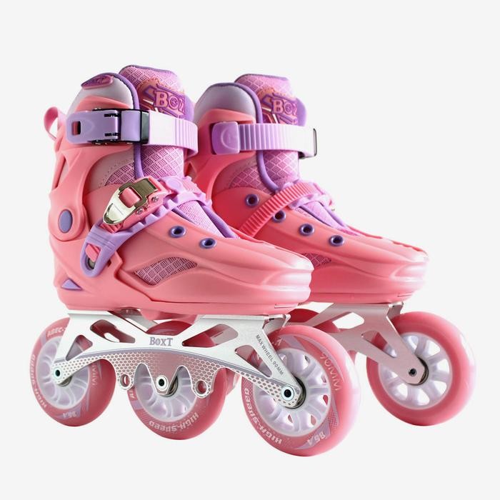 Sepatu roda Original Boxt PINK inline skate SPEED hybrid 3 roda 100mm