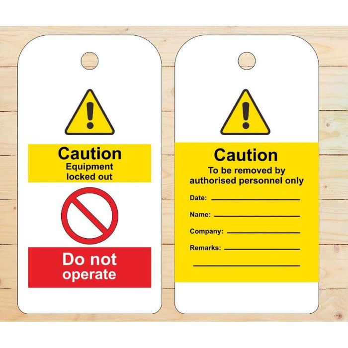 

New DISKON LOTO Danger Tag Pvc with Metal Eyelet and CableTie