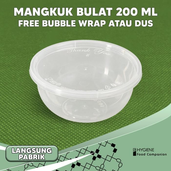 

MANGKOK BULAT 200ML - MANGKUK THINWALL PLASTIK 200 ML- PERDUS