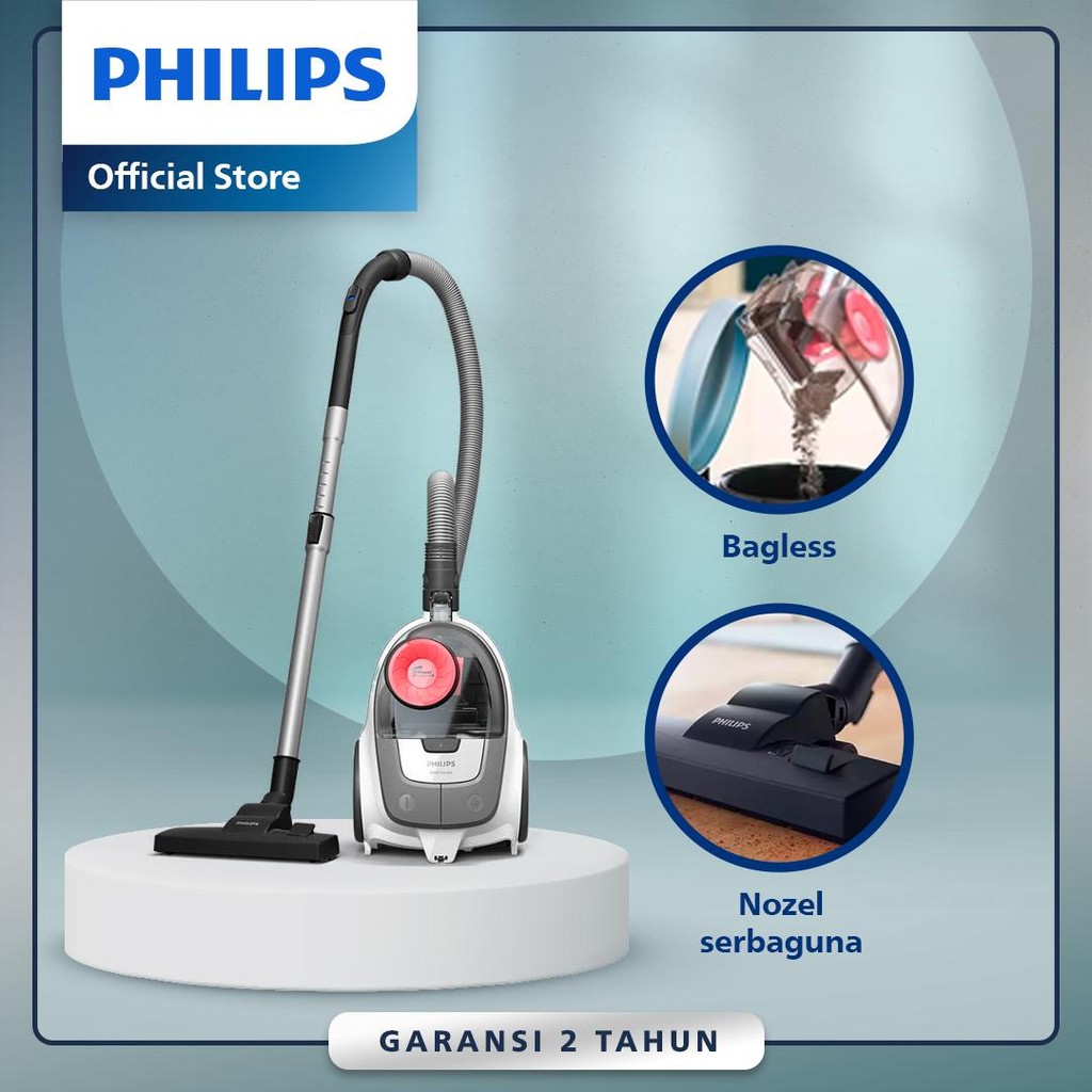 Philips Vacuum Cleaner Bagless XB2142|09 - Penyedot Debu Berdaya Hisap Tinggi