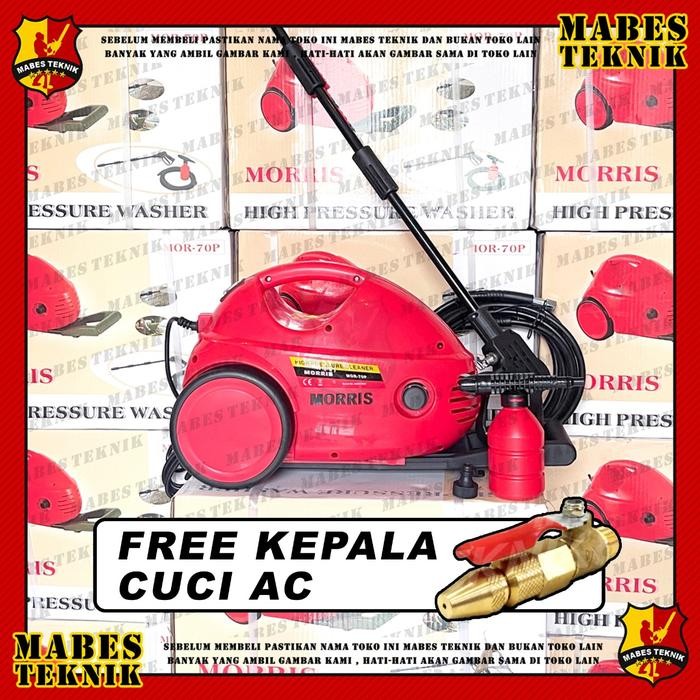 Ready MORRIS MESIN CUCI AC 70P / STEAM AC / JET CLEANER MOR-70P MORRIS 70 P