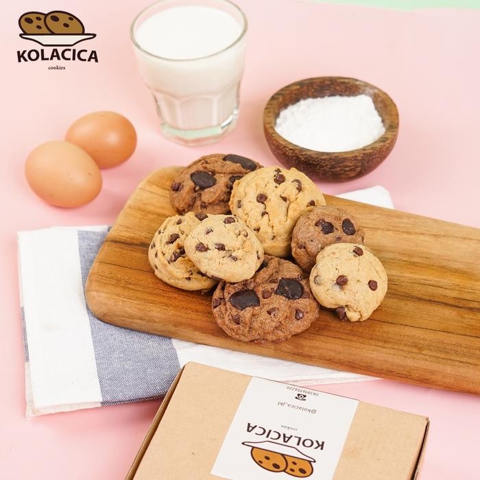 

New Kolacica Small Bites Soft Baked Cookies Chip Chocolate Coklat Biscuit Snacks
