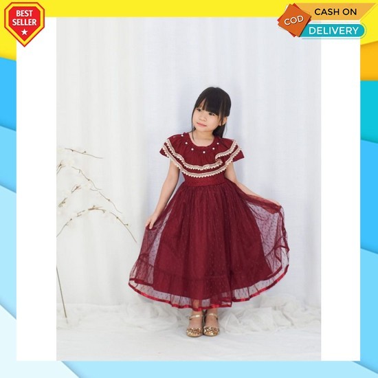 Dress Anak Perempuan 3 4 Tahun 2 Umur 1 Lucu 6 7 Cewek 5 9 12 Thn 8 Midi Anak2 Karnaval Custom Viral