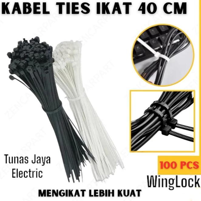 

OJ Kabel Ties / Cable Tie 40cm (isi 100pcs)