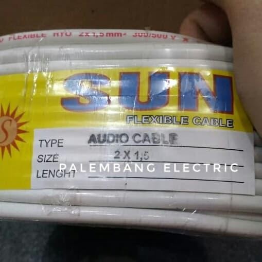 kabel NYMHYO 2x1,5 panjang 40 meter isi serabut