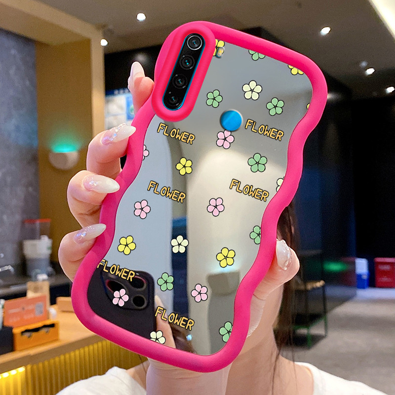 Casing Untuk Xiaomi Redmi Note 8 Pro Note 8T Case Casing Pola tengkorak dan bunga Kesing HP Kasing M