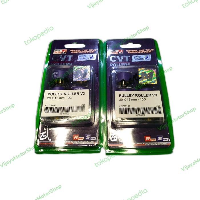 roller cvt uma racing motor nmax / aerox / mio m3 / lexy / gear / freego / fino 125 / xride 125 /