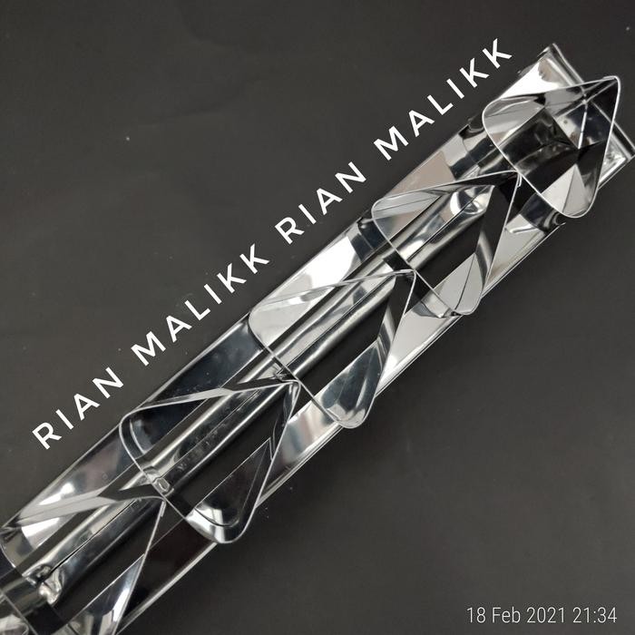 cetakan kue kering kue kacang ukuran besar motif segi tiga