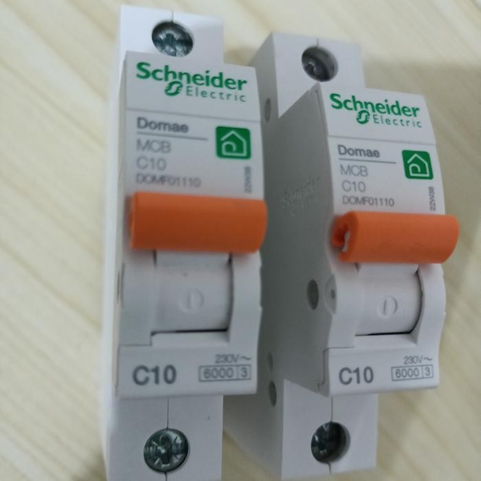 BERKUALITAS mcb 10 ampere schneider original
