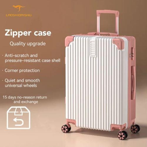 Laoshidaishu Koper 24 Inch Jumbo 22 Inch Kabin Bagasi Koper Tas Travel Polo Besar Anak