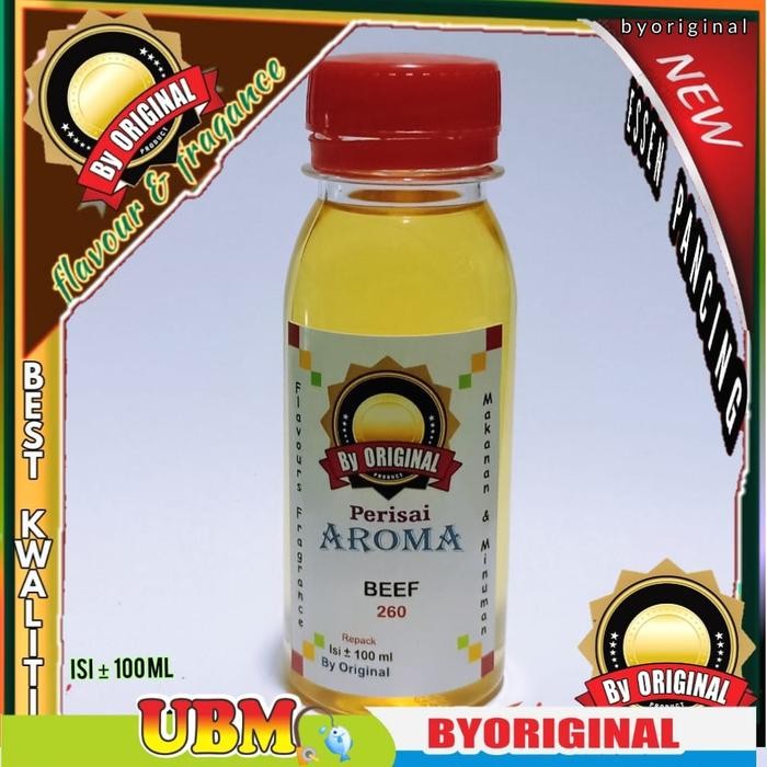 STOK TERBATAS  ESSEN BIANG DAGING. BEEF 260 .BEEF OIL ESSENCE FLAVOUR. ESSEN DAGING AROMA UMPAN