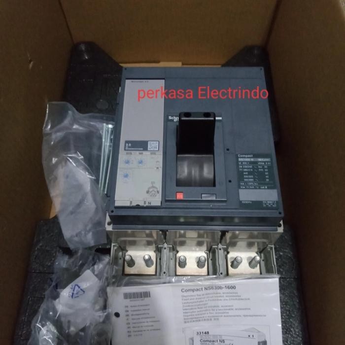 MCCB SCHNEIDER NS1600N 3P 1600A Compact MCCB SCHNEIDER 50KA