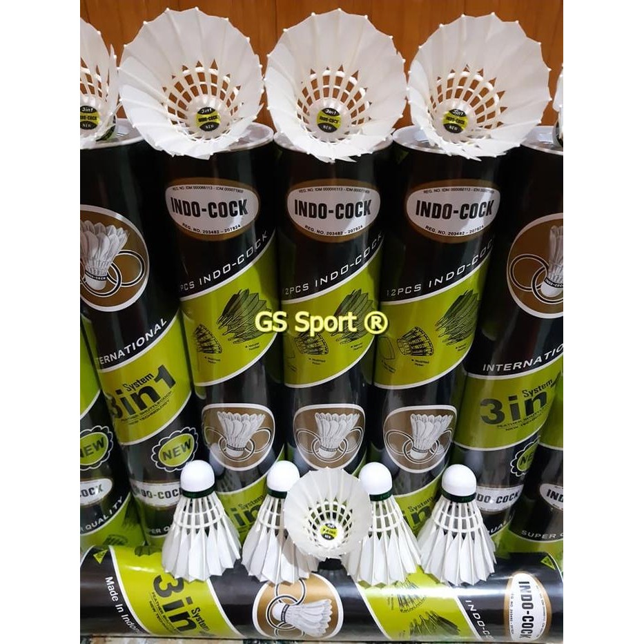 SHUTTLECOCK INDOCOCK GREEN 3IN1