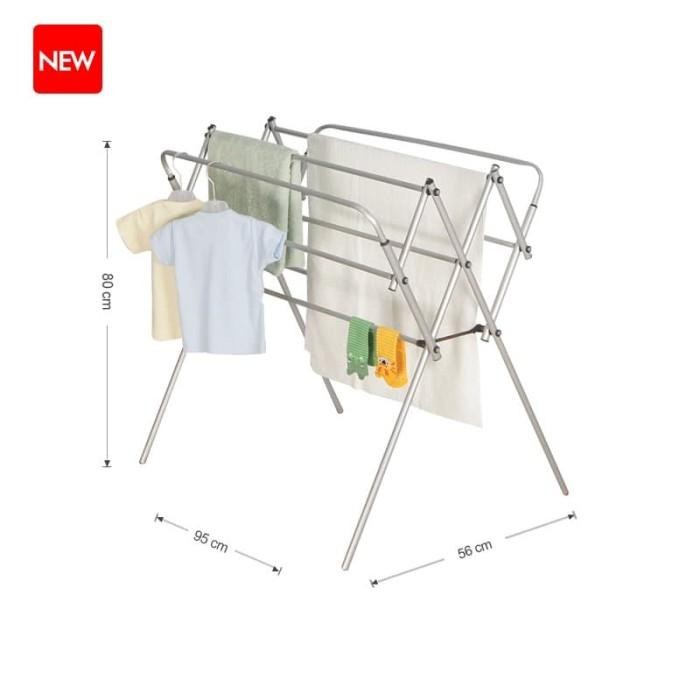 KB Jemuran Handuk Pakaian Baju Aluminium Alpha