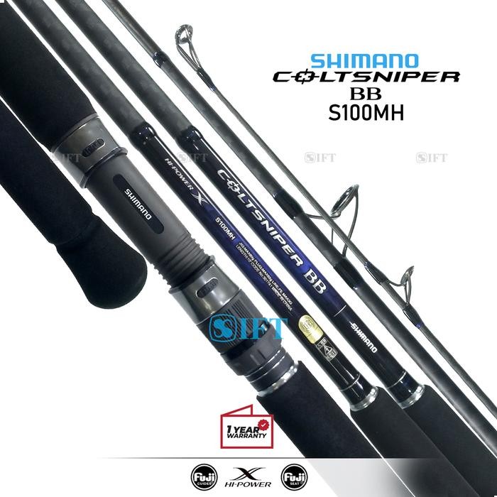 Ready Joran SHIMANO COLTSNIPER BB Fuji Guides SiC + Seat + Hi Power X blank Popping Pasiran Casting