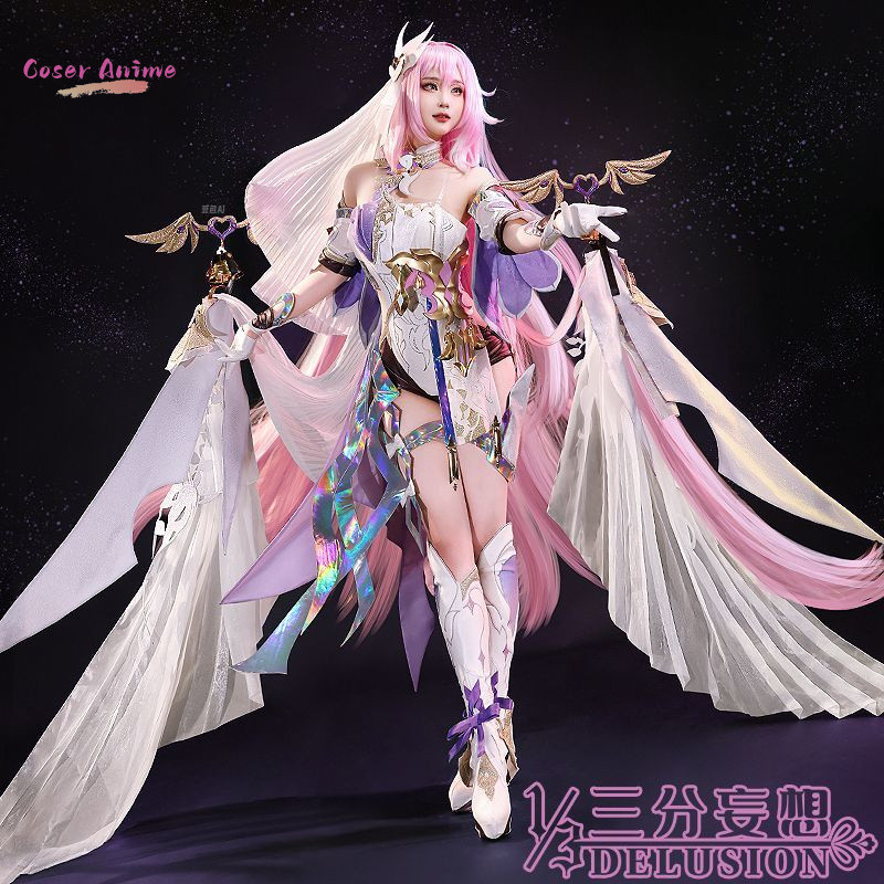ELYSIA COSPLAY COSTUME GAME HONKAI IMPACT 3 UNIFORM HALLOWEEN CARNIVAL PARTY CHRISTMAS PLAY ROLE