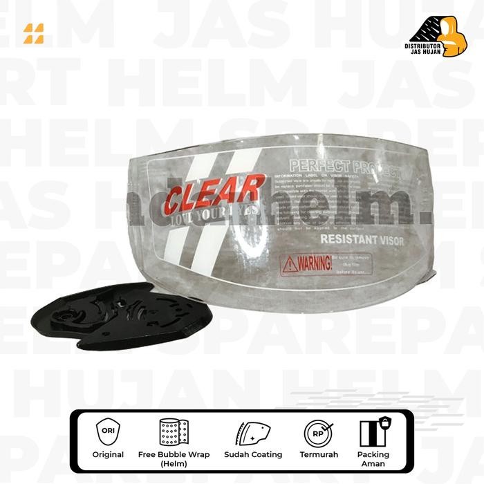 0nb7- Kaca Helm Nhk Fullface Gp 1000 + Dudukan