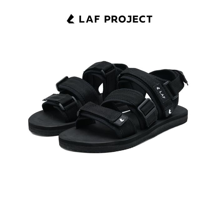 Sandal Gunung LAF Project Hitam Kasual Sendal Traveling