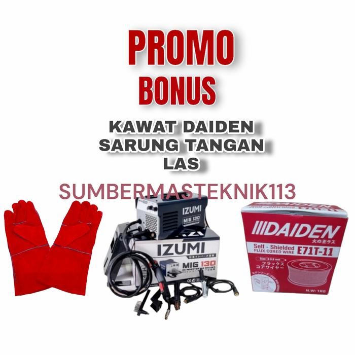 Promo Izumi Mig130 Mesin Las Izumi Mig 130 Travo Las Izumi Mig130 Terlariss 
