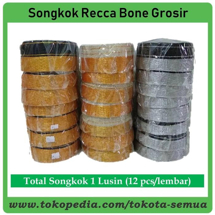 ASLI Songkok Recca Bone Songkok Bugis Makassar Secara Grosir READY STOCK