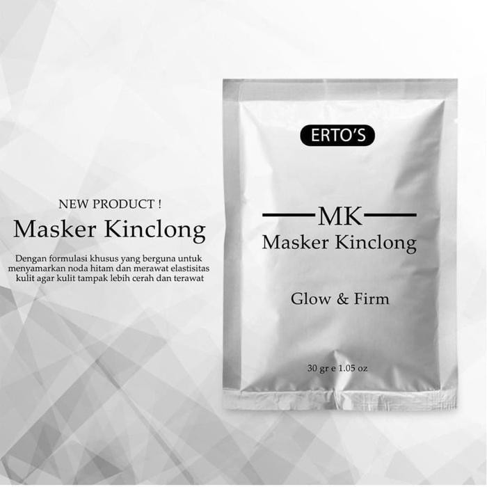 9y2m- Ertos Masker Kinclong - Mk Glow & Firm Mask - Skincare Original Bpom
