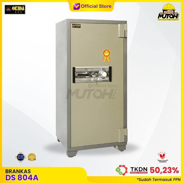 Brankas Manual OKIDA DS-804A Brangkas DS804A Tahan Api Tahan Bongkar GARANSI 1 Tahun Bersertifikat