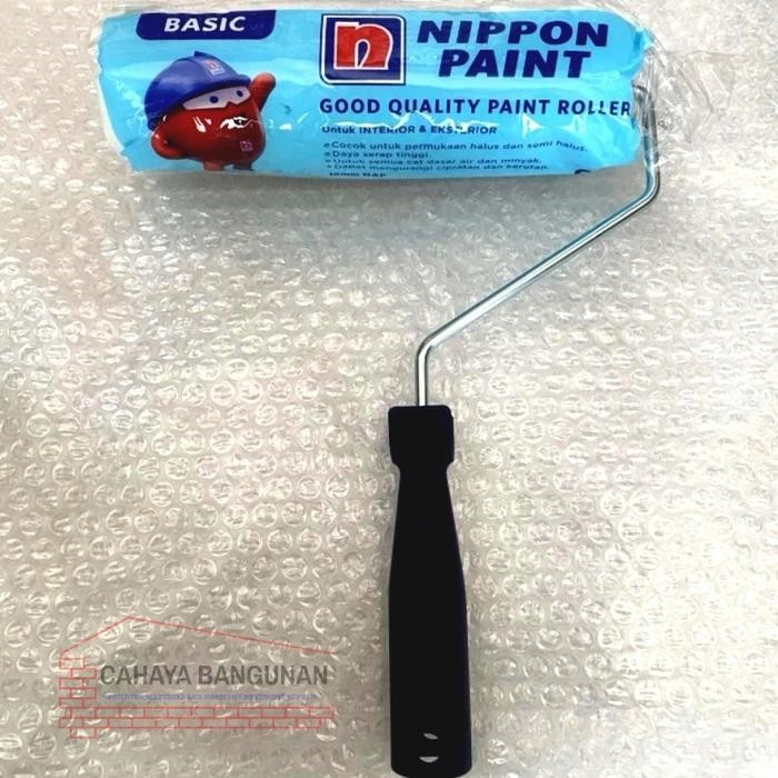 KUAS ROL ROLL ROLLER CAT Bulu Tembok Minyak NIPPON PAINT Besar 9"Inch