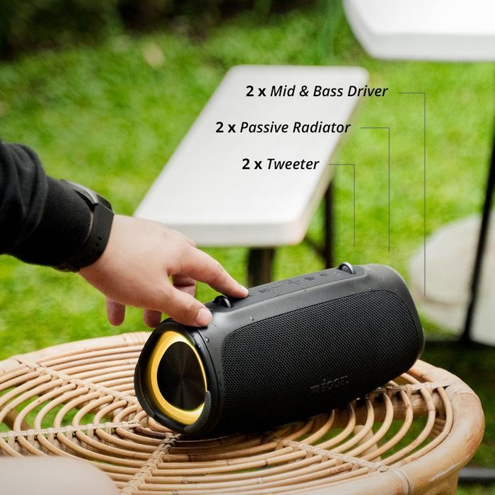 Eggel Terra 3 Max Waterof Bluetooth Speaker with RGB Lights