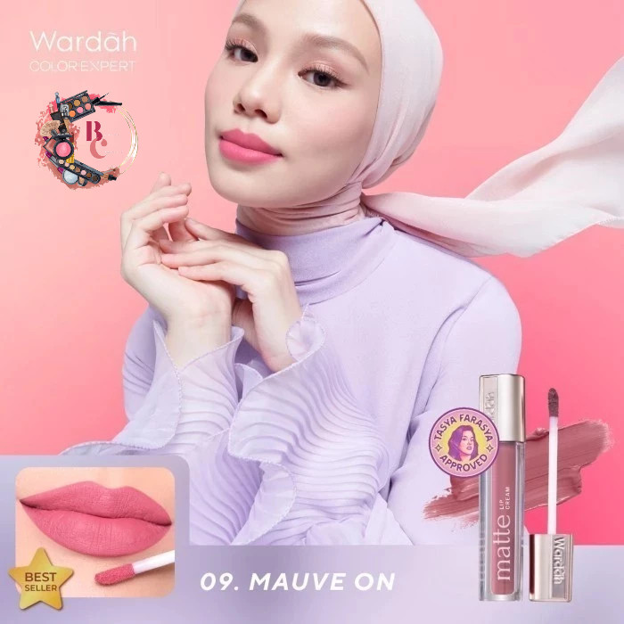 Wardah Matte Lip Cream 4 g - 09 Mauve On