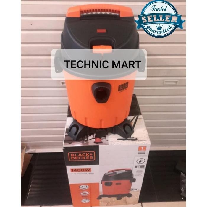 Black+Decker Vacuum Cleaner Wet Dry Blow 20 Liter / BlackDecker