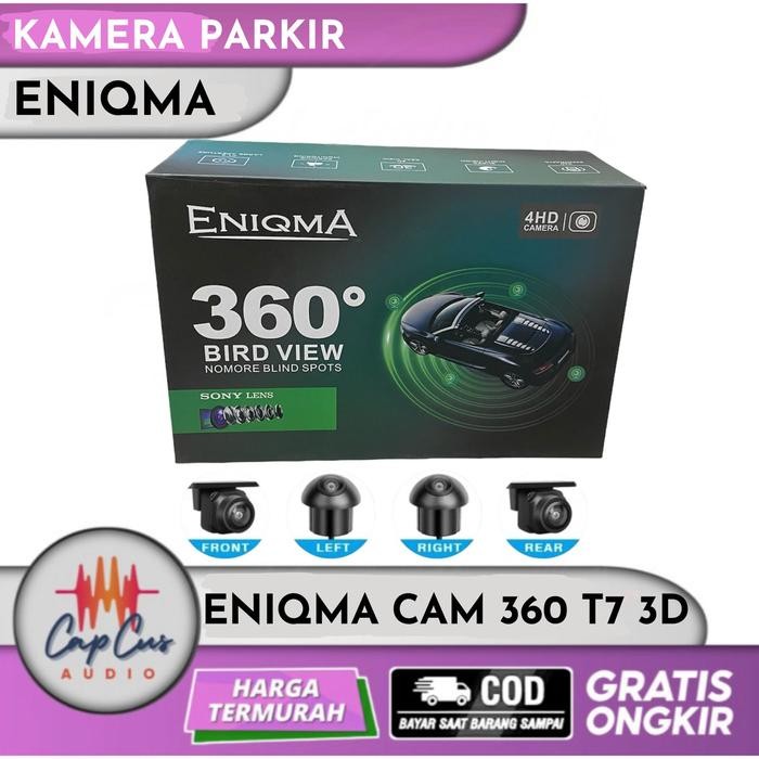 ENIGMA KAMERA PARKIR 360 T7 3D ENIGMA 4 HD DENGAN LENSA SONY SUPER NIGHT VISION