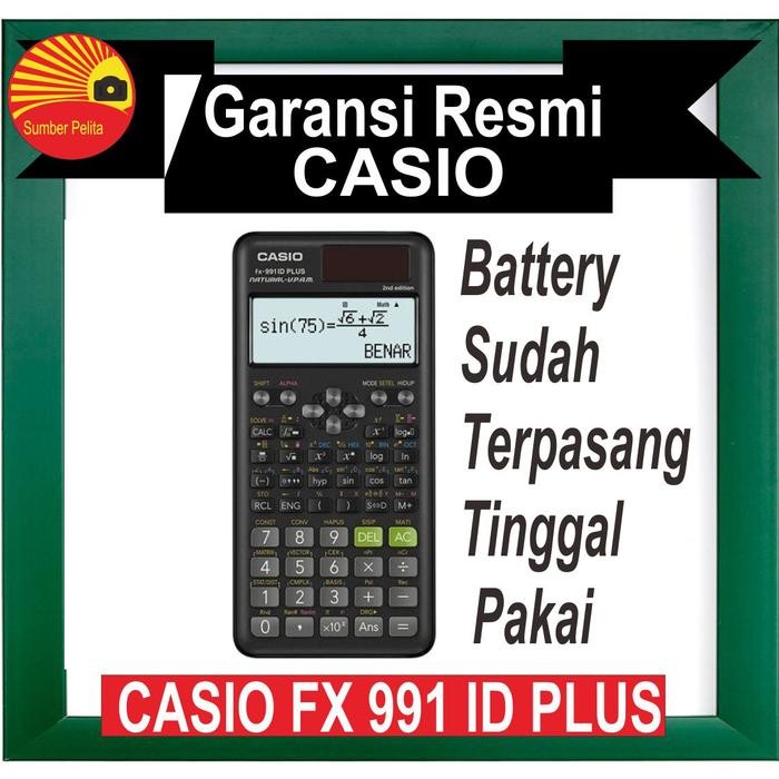 Casio Fx 991 Id Plus Kalkulator Scientific / Fx991 / Fx 991Id Tbk