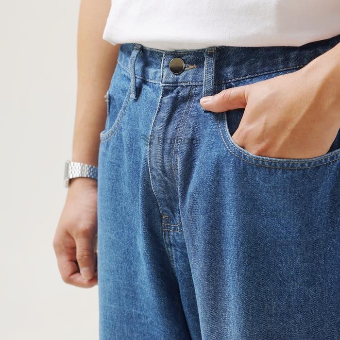 ftxr- Baihaqi Sirwal Denim Hamra Biru Muda Bss1A