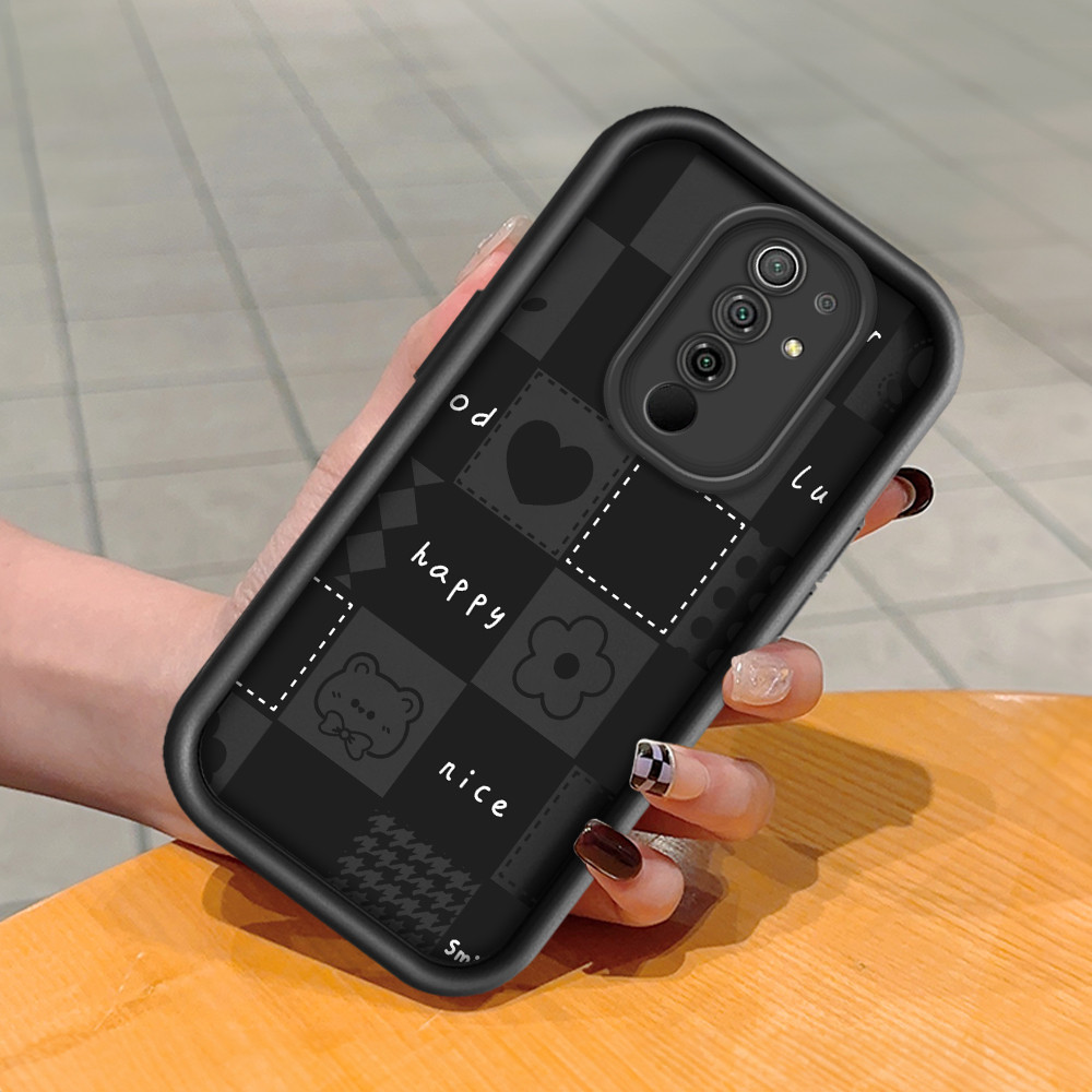 Casing Hp Untuk Xiaomi Redmi 9 Phone Case Softcase Kesing Soft Garis Catur C8 5429 DLJ