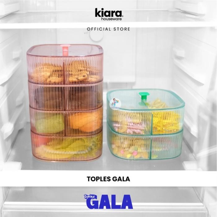TOPLES RAYA SEALWARE LEBARAN MINIMALIS PLASTIK SET NAMPAN PENYIMPANAN KUE CJP KIARA