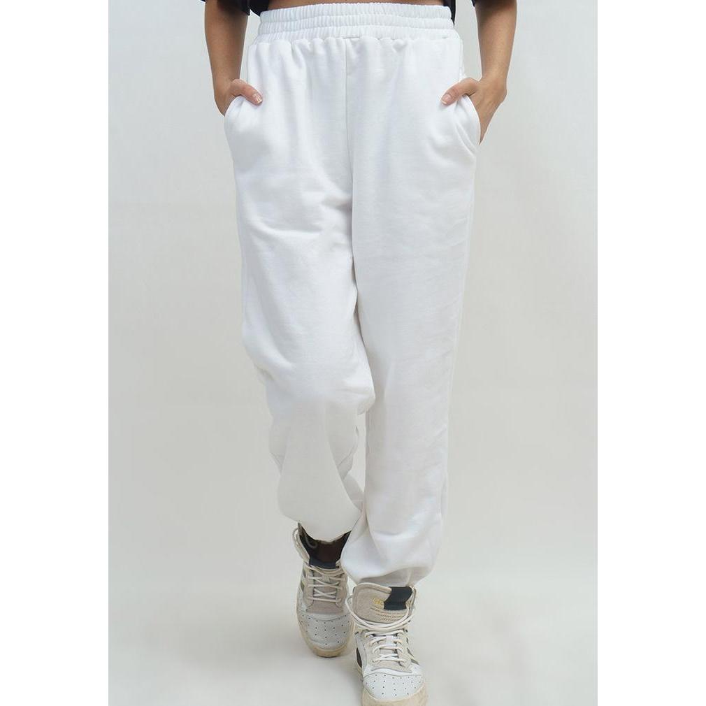 OCWA SWEATPANTS BASIC WHITE - S
