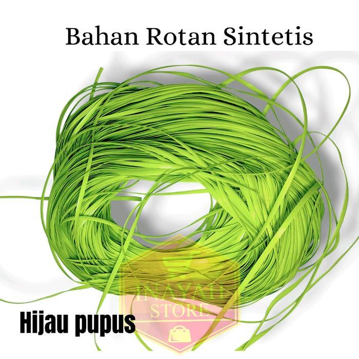 Bahan Tali Anyaman Rotan sintetis Tali Rotan Plastik Bentuk Garis Untuk kerajinan Rotan harga per