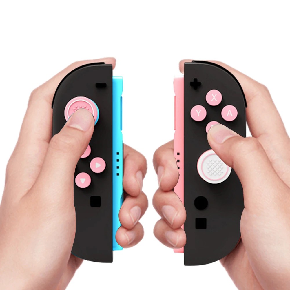 Grip Caps Joystick Caps For Nintendo Switch 2 Thumb & ABXY Button Sticker Set for Switch 2 Joycon