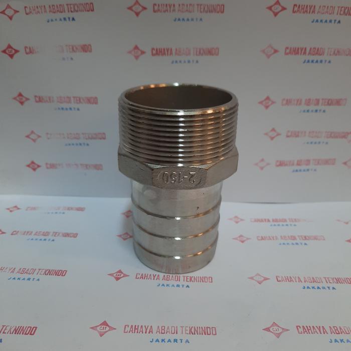 HOSE NEPLE STAINLESS 2"(INCH) HOSE NEPEL