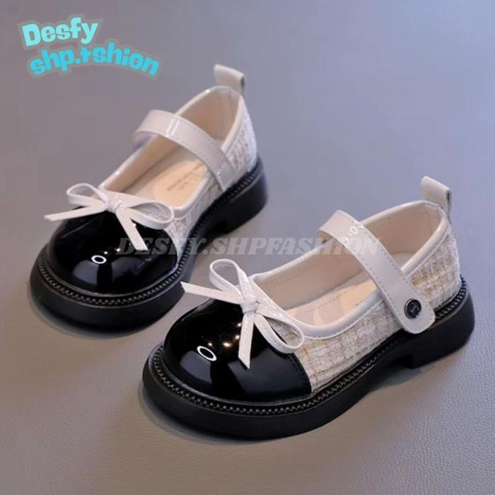 Premium Sepatu Docmart Pesta Anak Perempuan Usia 1 - 5 Tahun Model Flatshoes Anti Slip Lucu Original