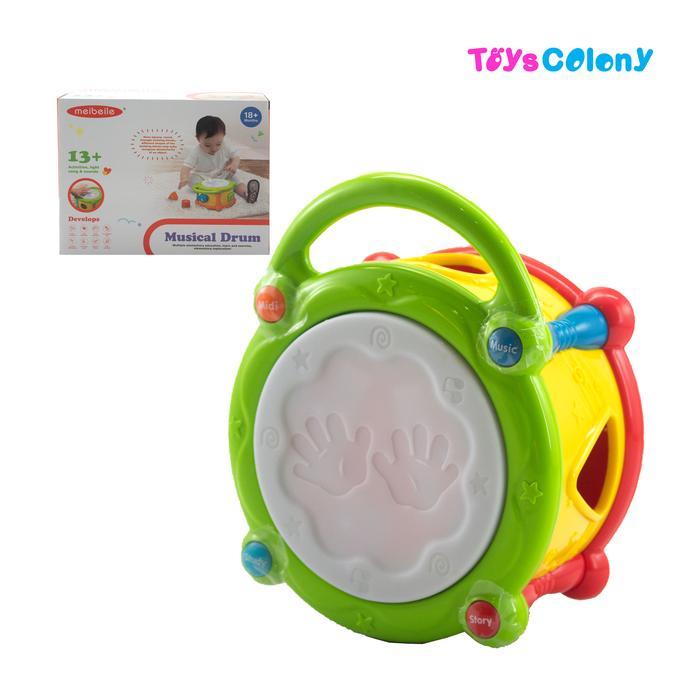 Meibelle Musical Drum Mainan Edukasi Musik Drum Anak 1000 - MAINAN MUSIK DRUM