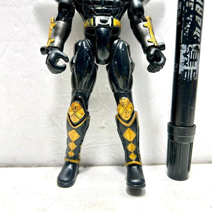 HOT SALE MAINAN ACTION FIGURE POWER RANGERS NPOWER RANGERS DINO THUNDER BLACK RANGER. ORIGINAL